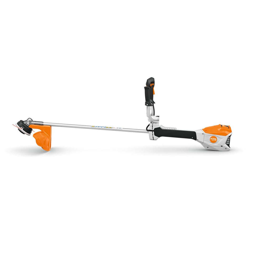 coté gauche de la debroussailleuse fsa 400 stihl