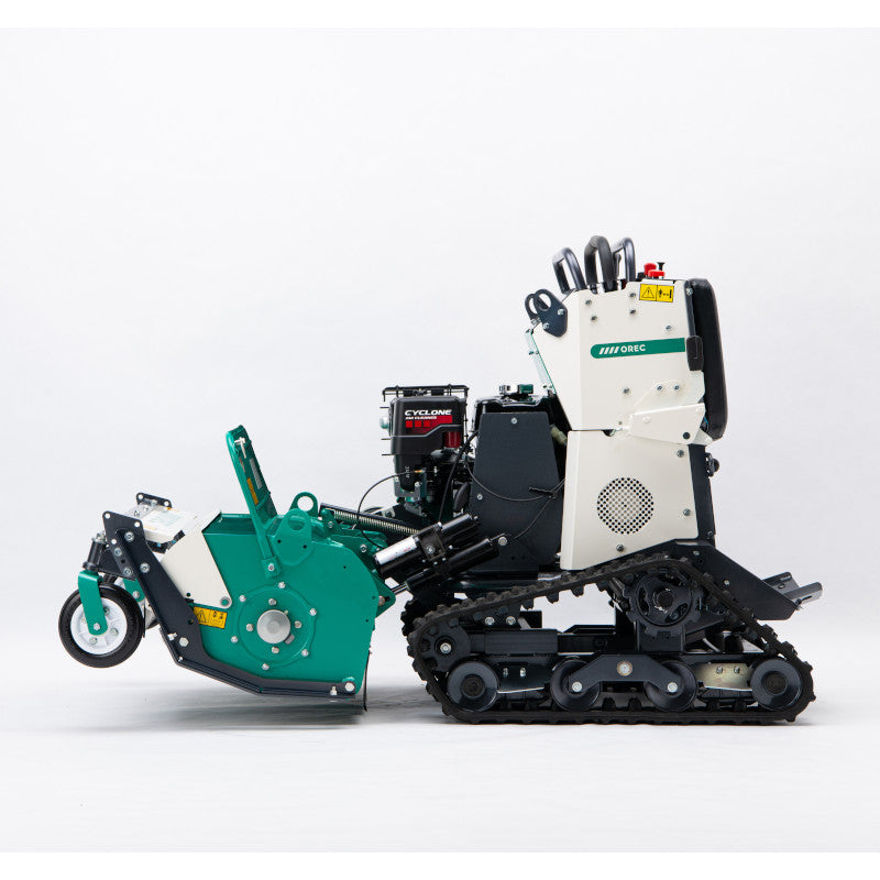 coté du broyeur sur chenilles OREC ZHR800