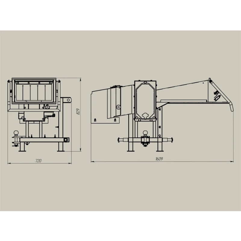 dimensions broyeurs arpal am80tr