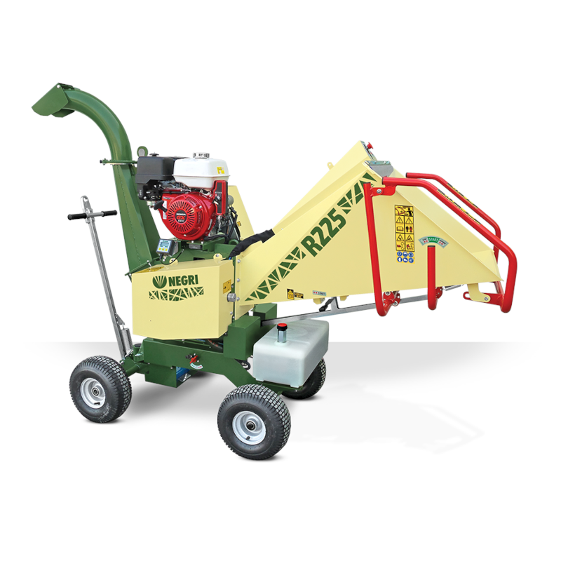 broyeur de vegetaux 4 roues negri r225