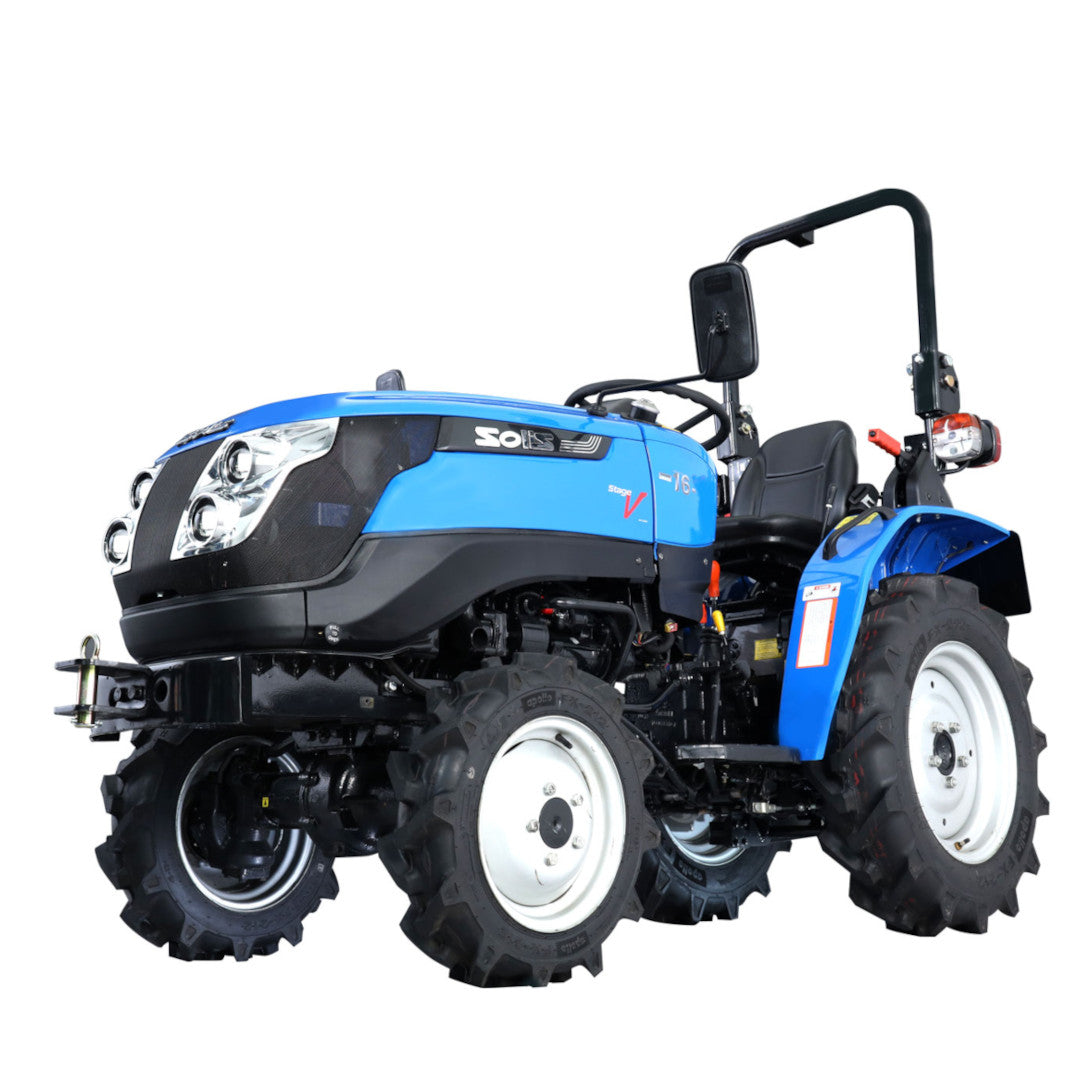 microtracteur vue de coté SOLIS 16 Ch