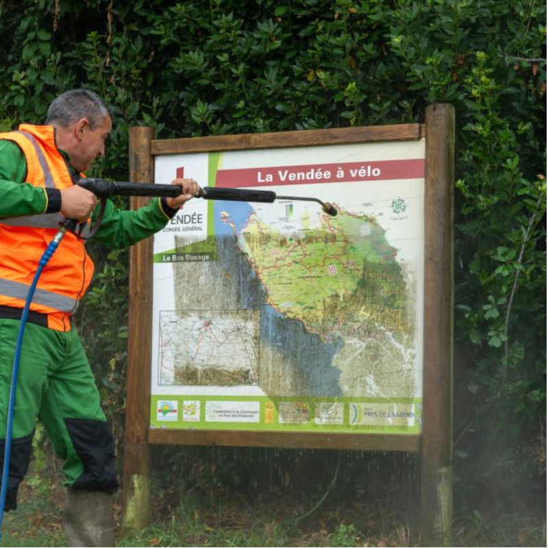 agent nettoyant panneau commune avec nettoyeur nhp600 rabaud