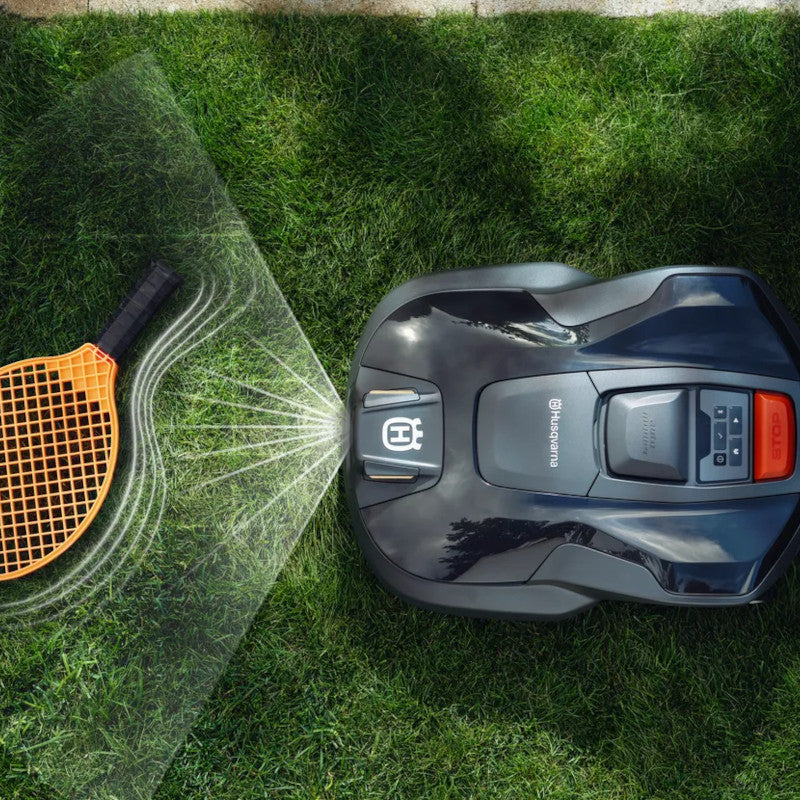 obstacle devant robot automower am308v husqvarna