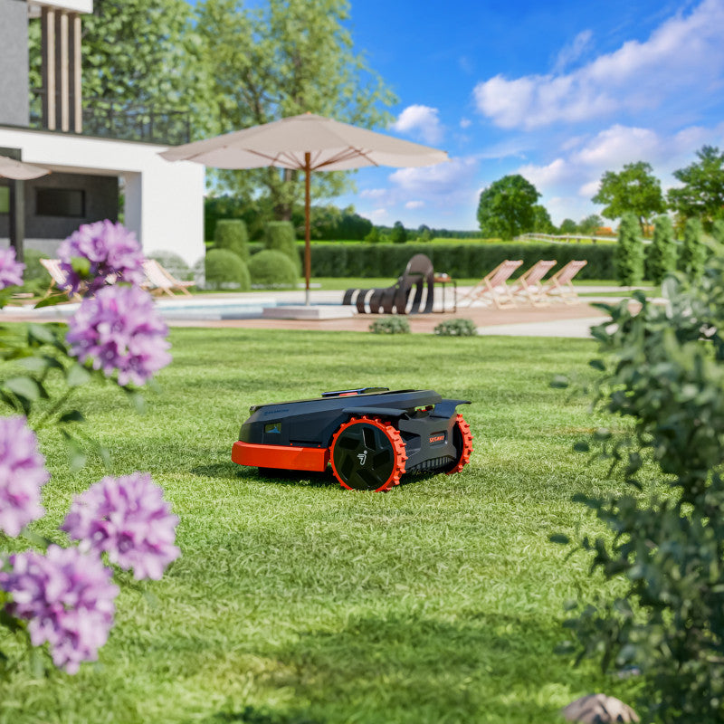 robot de tonte sur pelouse segway X3