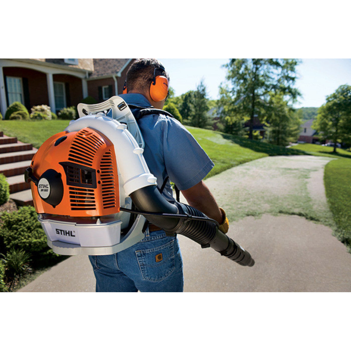 souffleur thermique à dos stihl br550